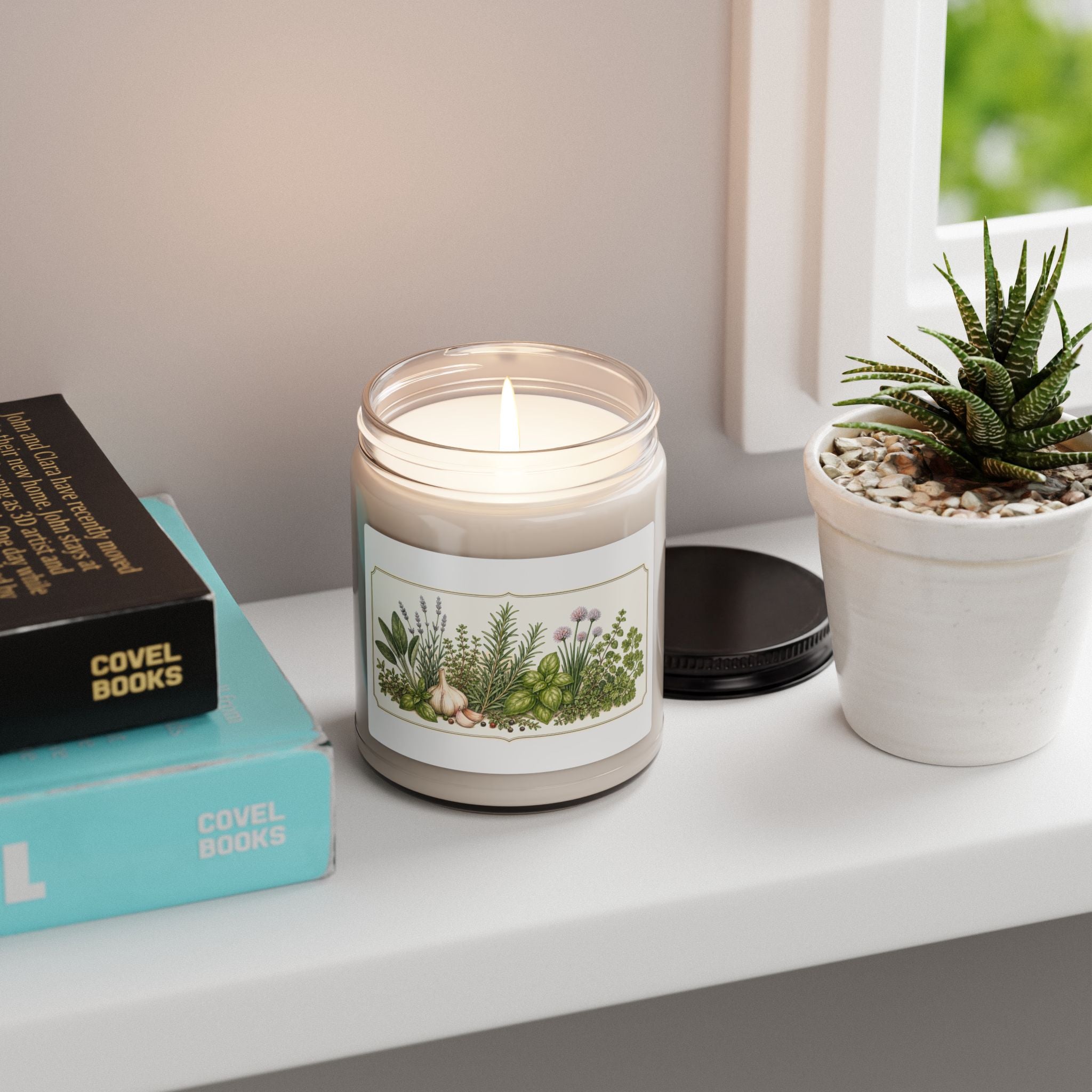Herb Pantry Label Soy Candle