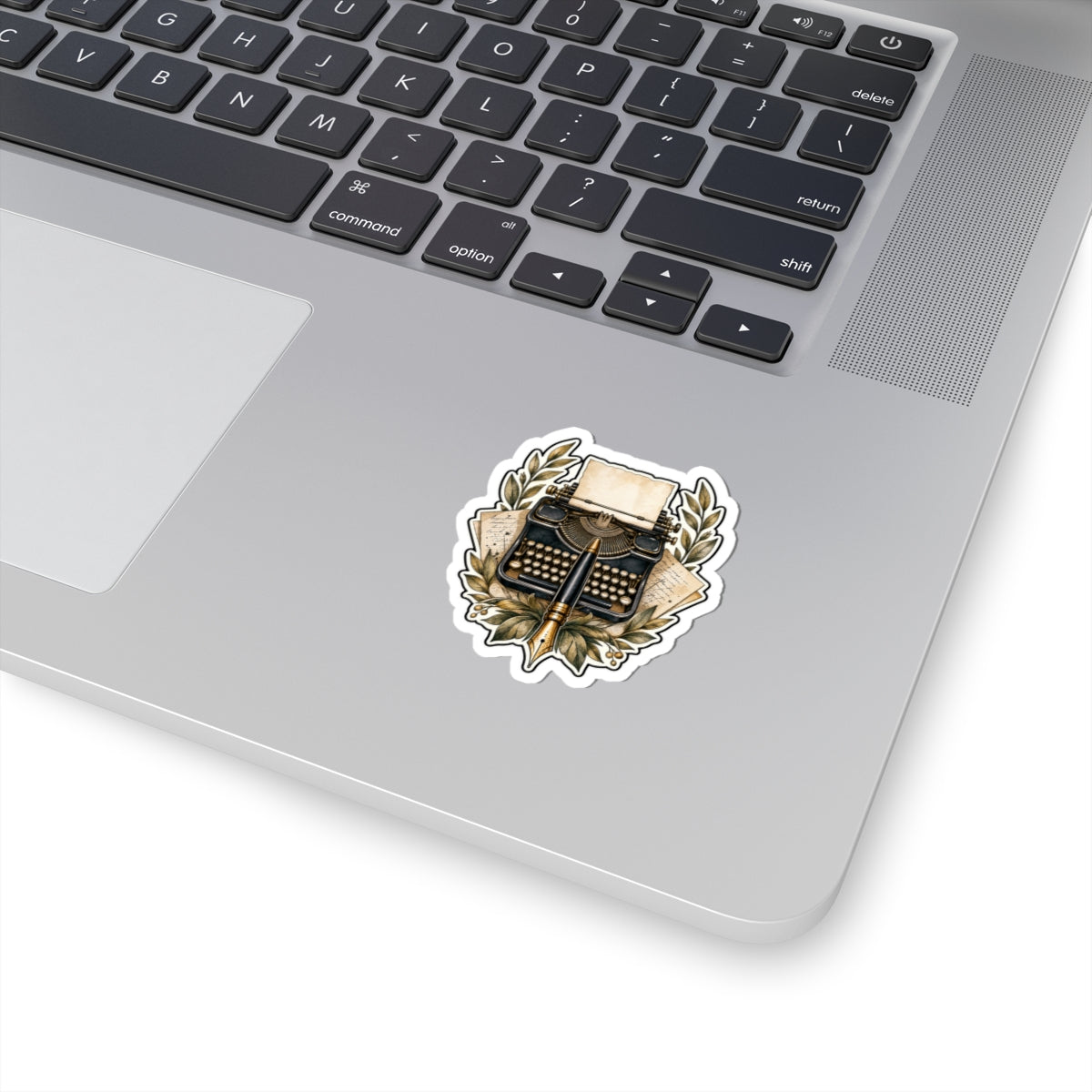 Premium Typewriter/Pen Emblem Sticker