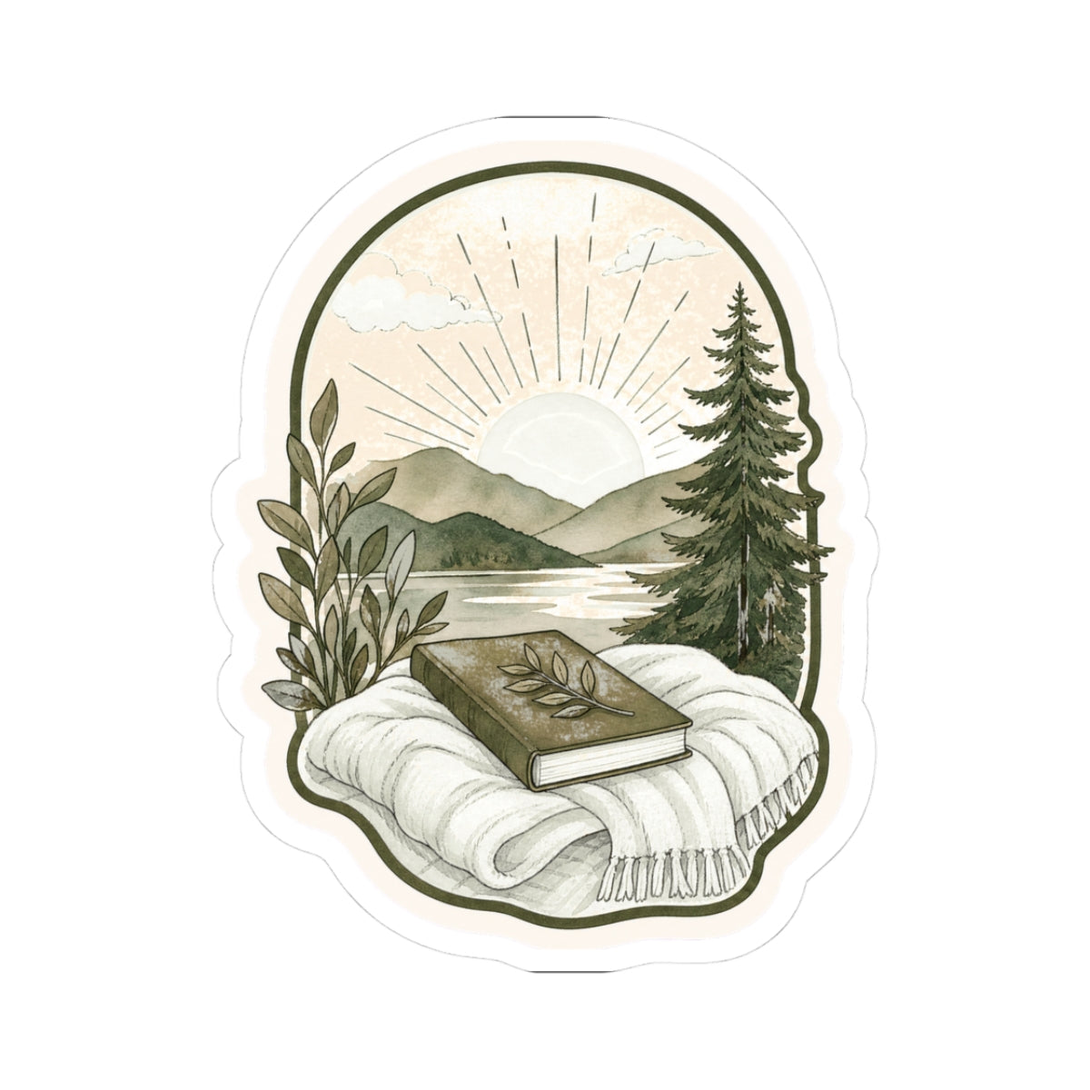 Slow Morning Club Badge Sticker