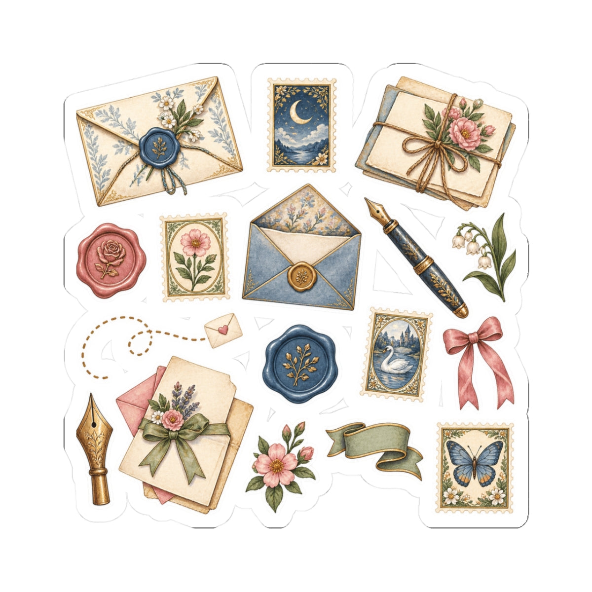 Pen Pal Letter Ritual Sticker Sheet