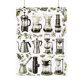 Coffee Brewing Methods Chart Poster