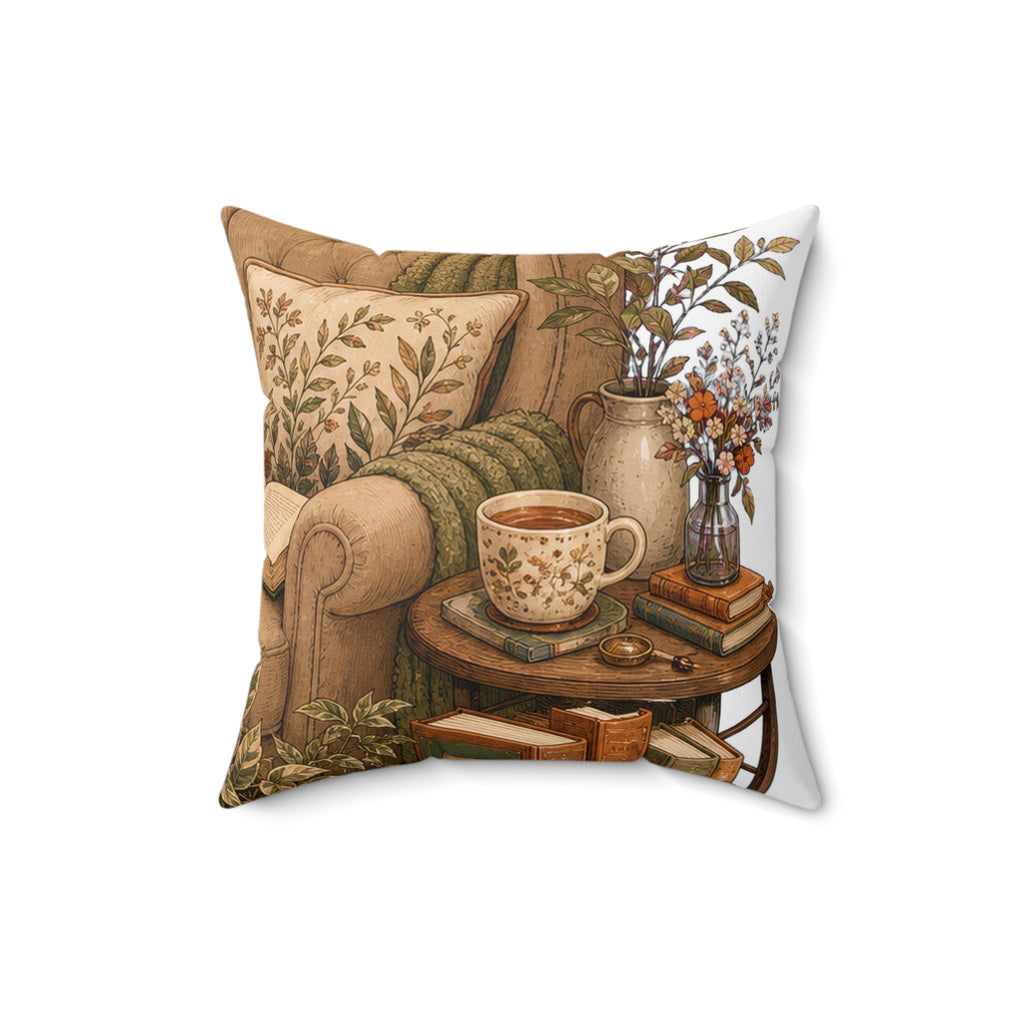Reading Room Throw Pillow
