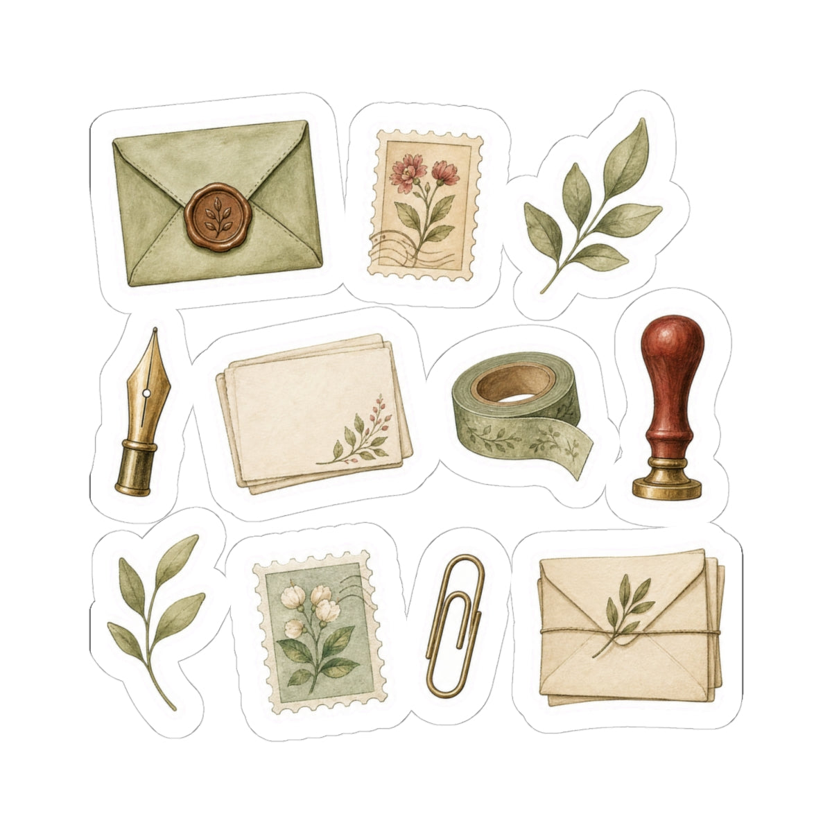 Tiny Stationery Sticker Sheet
