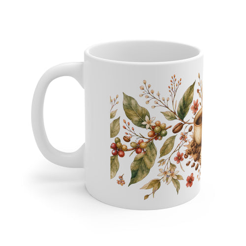 Botanical Coffee Notes 11oz Mug