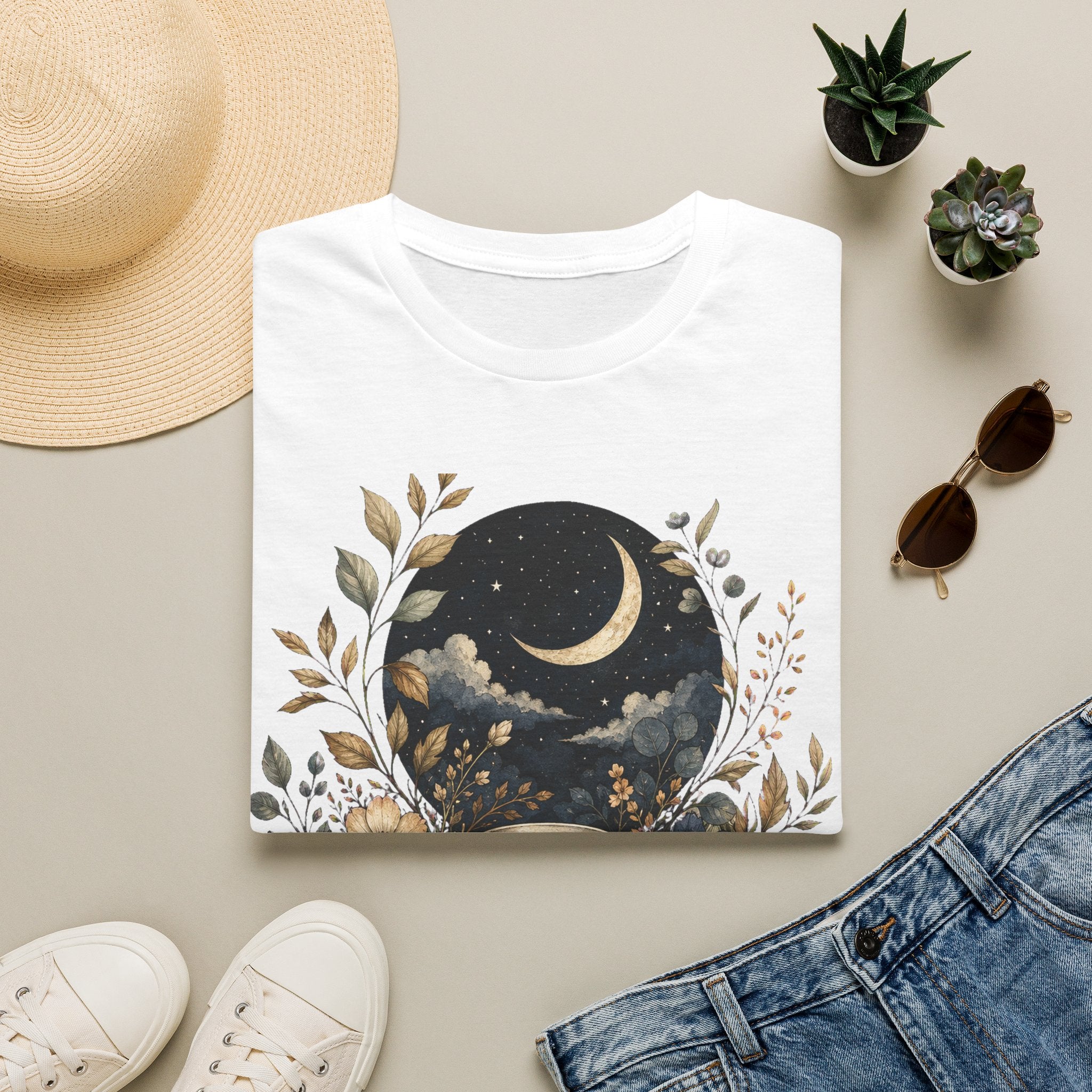 High-Contrast Small Front + Optional Graphic T-Shirt