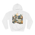 Icy Blue Quiet Hobby Graphic Hoodie