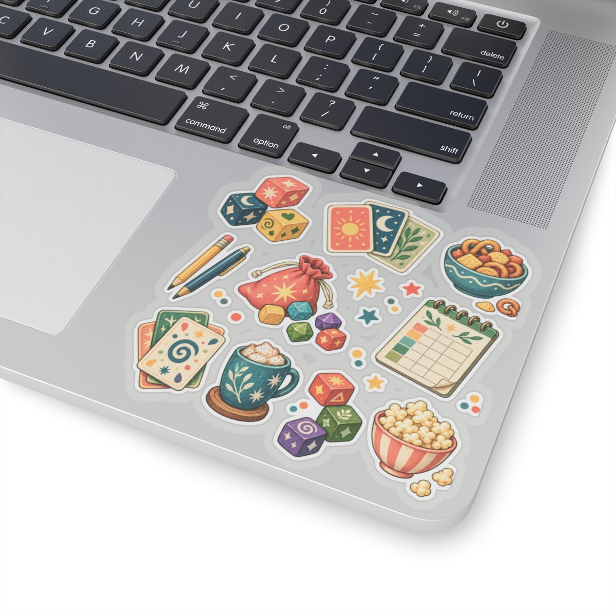 Whimsical Game Night Sticker Sheet