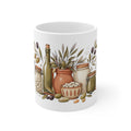 Olive/Clay Pantry Icon Band Mug