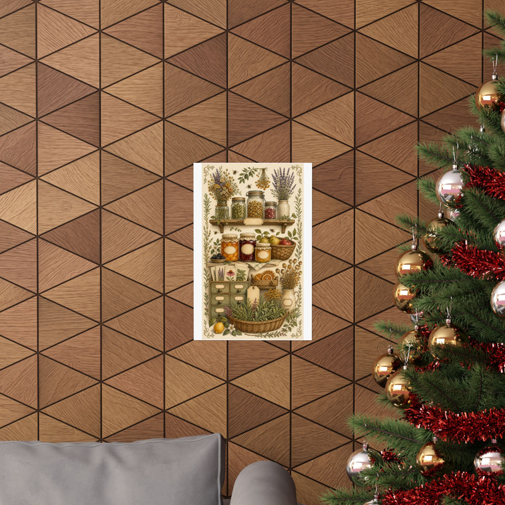 Cottage Pantry Botanical Poster