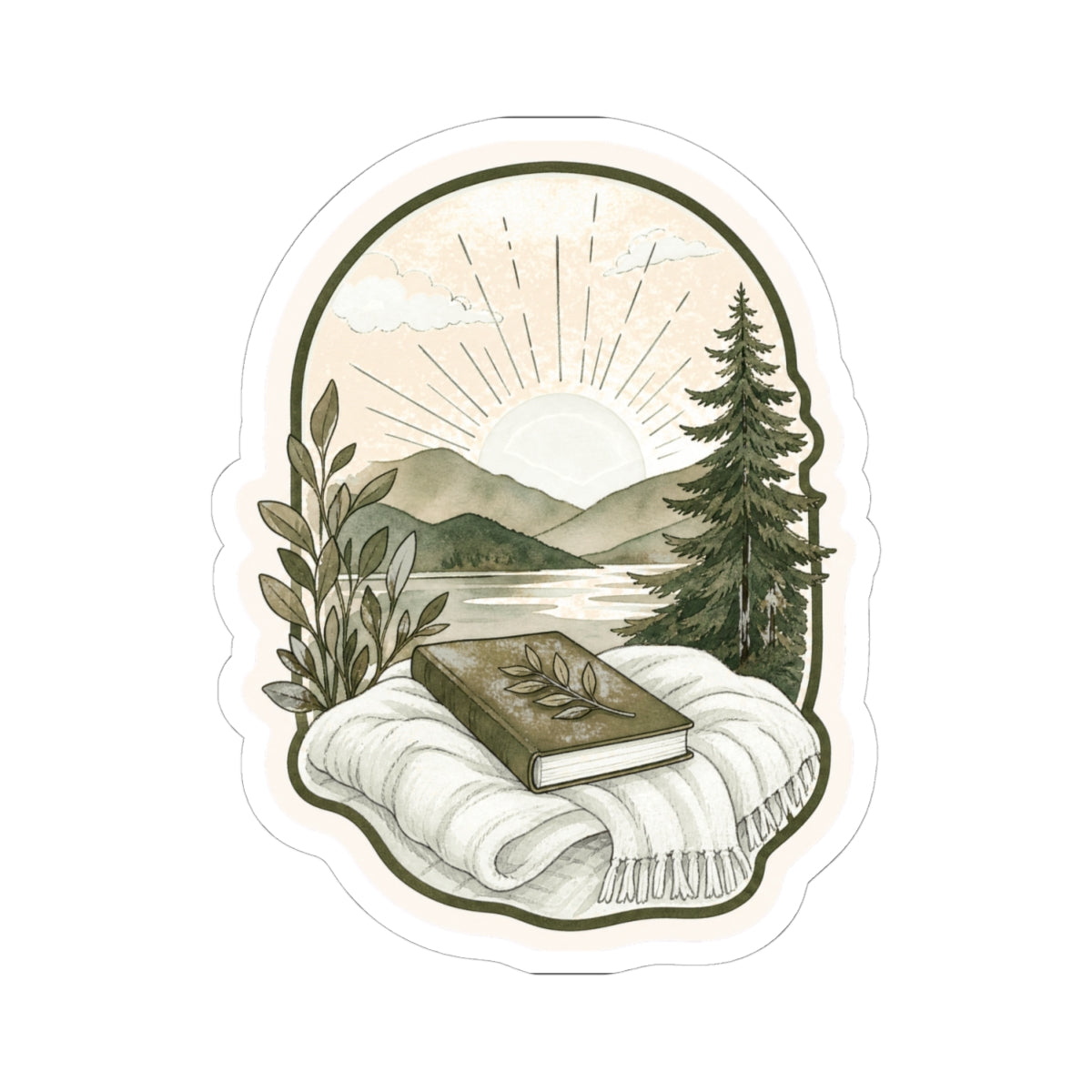Slow Morning Club Badge Sticker