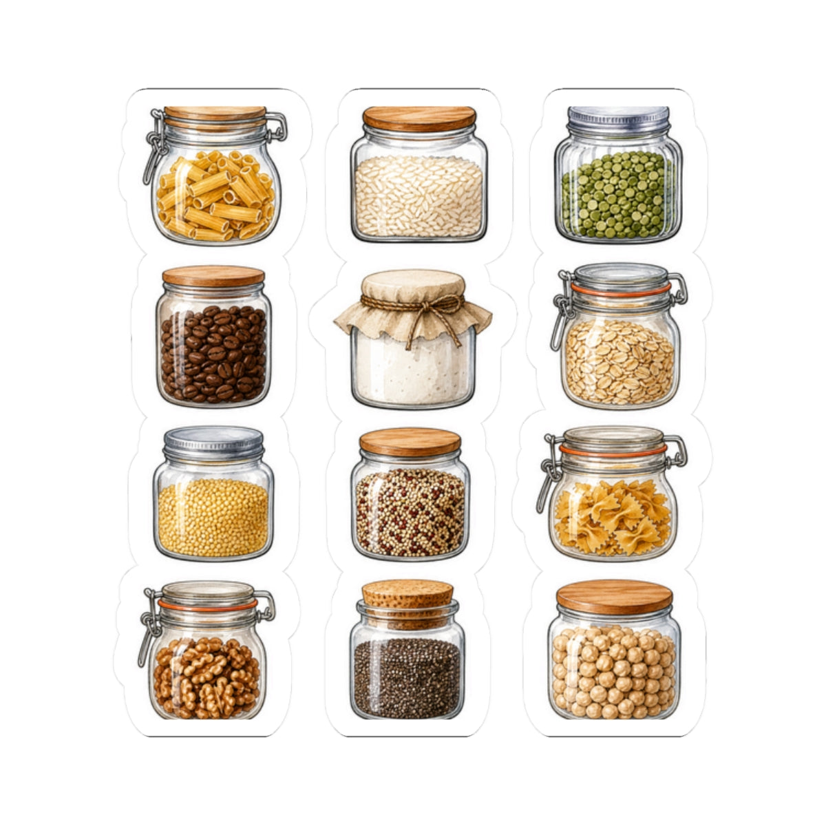 Pantry Label Mini Set Sticker Sheet