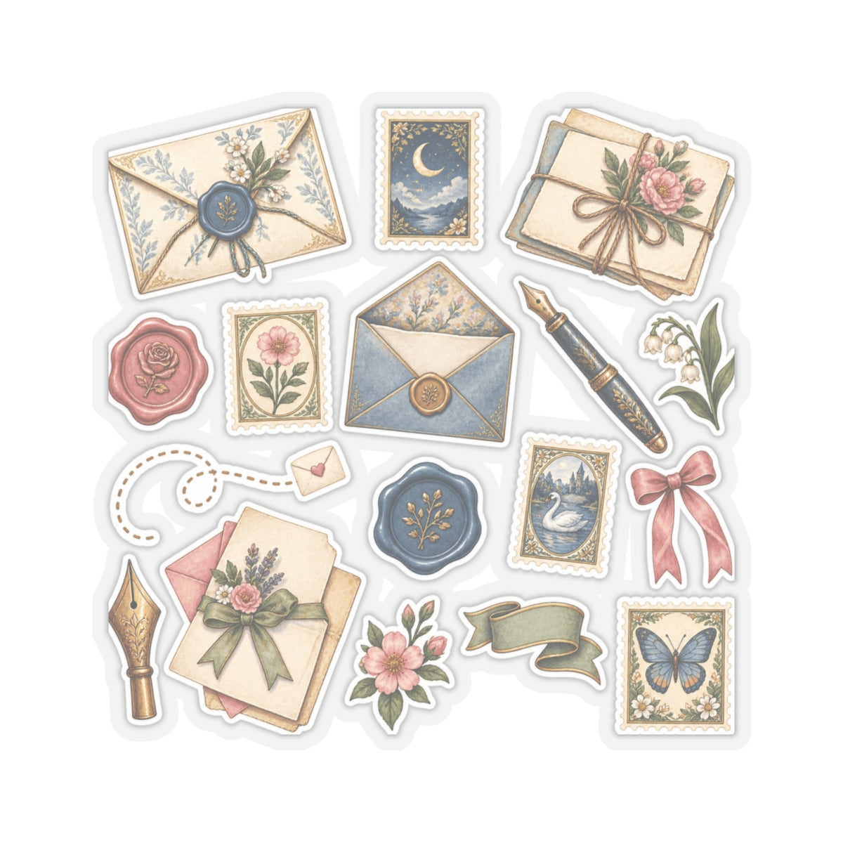 Pen Pal Letter Ritual Sticker Sheet