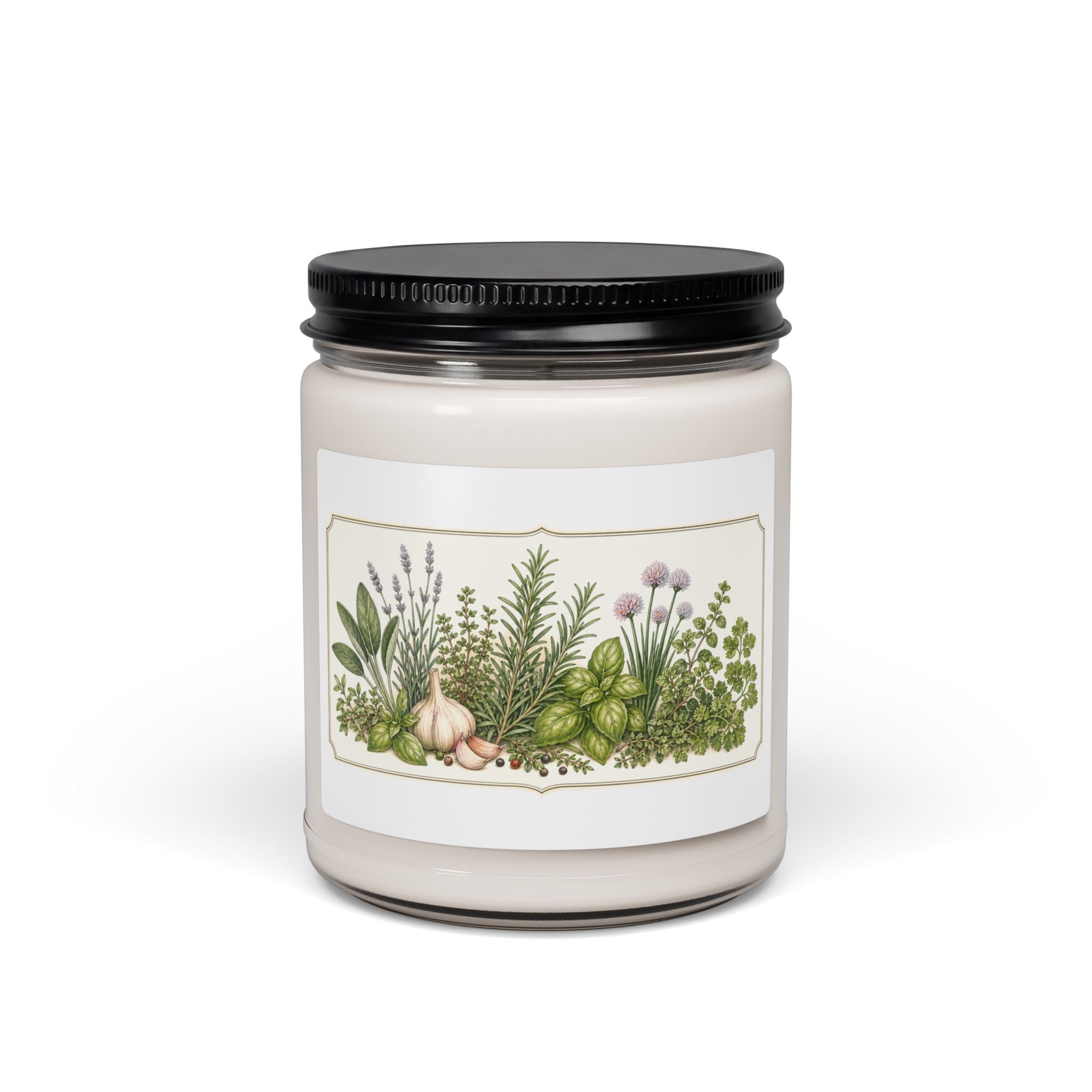 Herb Pantry Label Soy Candle