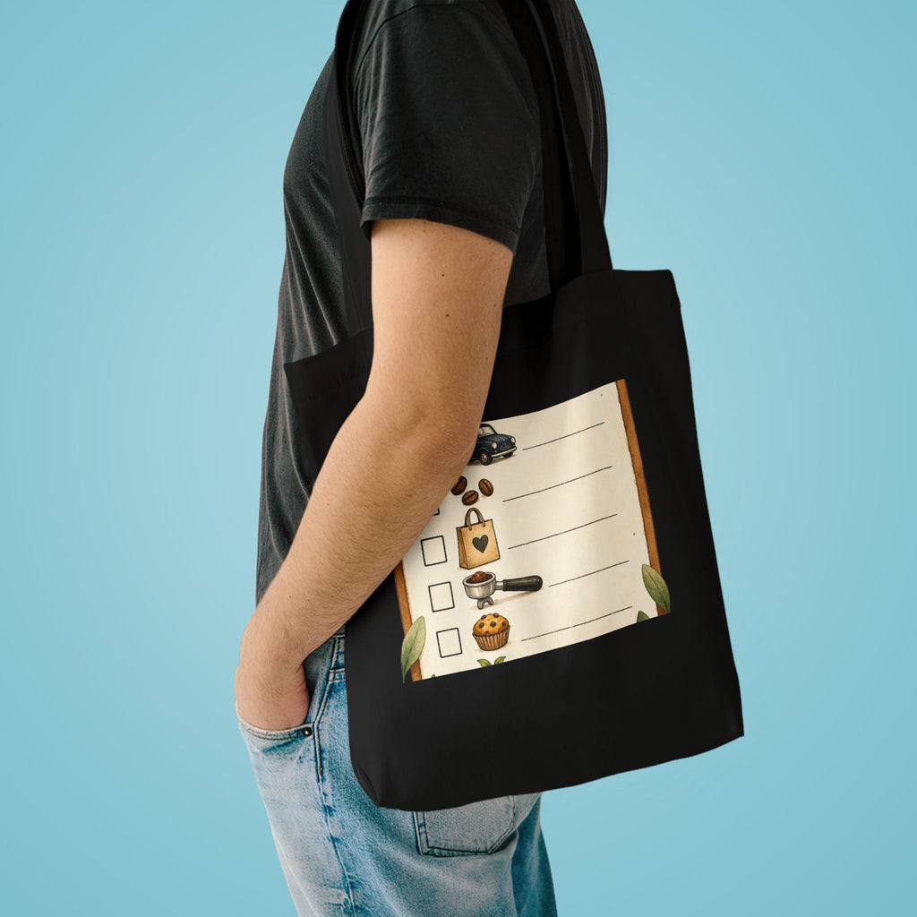 Cafe Run Checklist Tote Bag