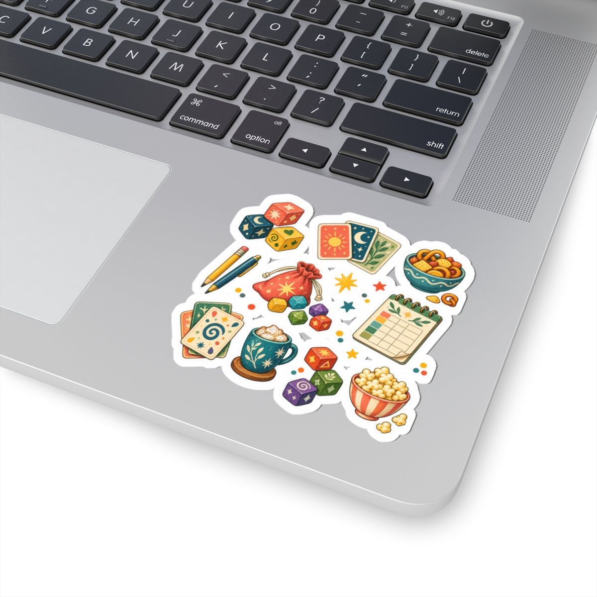 Whimsical Game Night Sticker Sheet