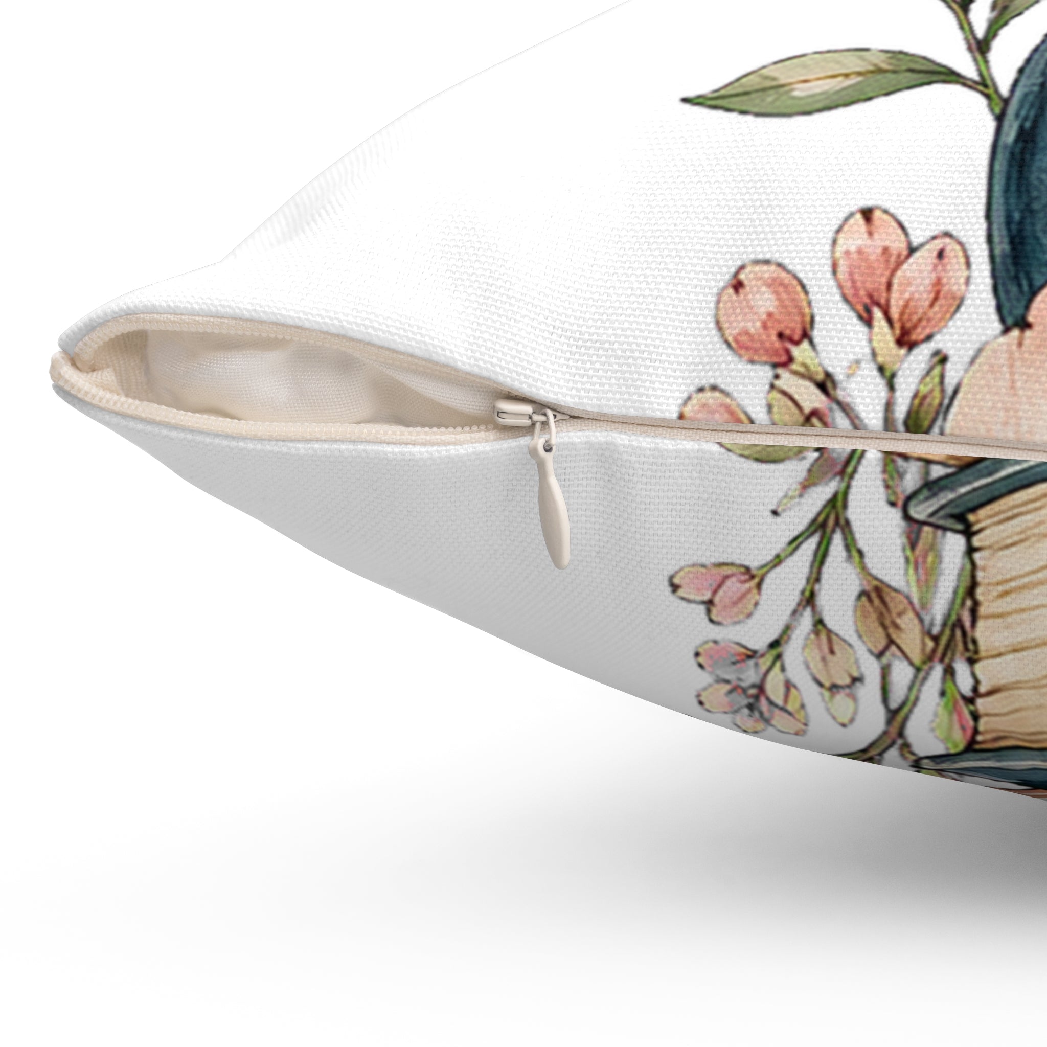 Soft Book Stack Motif Throw Pillow
