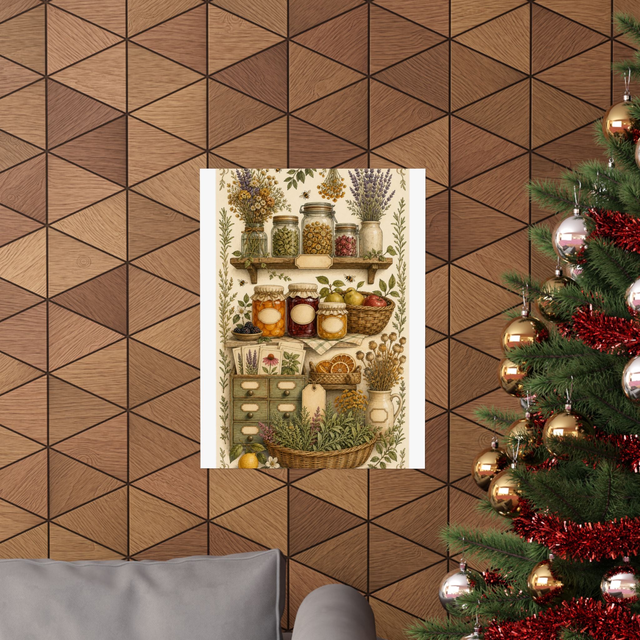 Cottage Pantry Botanical Poster